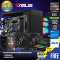 Powered by Asus: Aurora AP201 Desktop Gaming PC |  Ryzen 5 5600X | 16 GB RAM | 1TB SSD | RTX 3060 Ti | Windows 11 Home