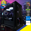 Optima Vision M Desktop Gaming PC | AMD Ryzen 7 7700 | 32GB RAM | 1TB SSD | RTX 4070 | Windows 11 Home
