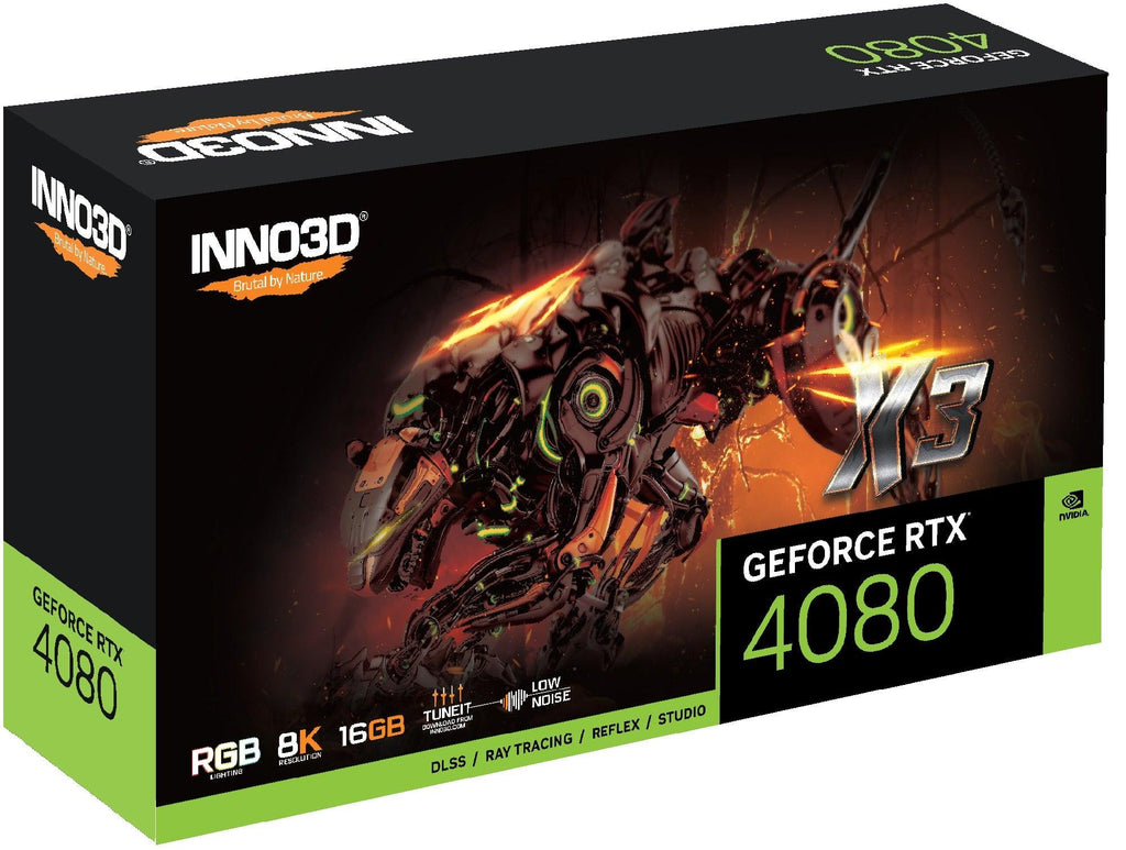 INNO3D GeForce RTX 4080 X3 16GB GDDR6X Graphics Card (N40803-166X-187049N)