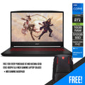 MSI Katana GF66 12UC-883PH Gaming Laptop (Black) | 1920 x 1080 | 15.6 FHD | i7-12650H | 16GB DDR4 | 512GB SSD | RTX 3050 | Windows 11 Home | MSI Gaming Backpack