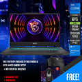 MSI Cyborg 15 A12VE-444PH Gaming Laptop | 15.6" FHD (1920x1080) | 144Hz IPS | i7 12650H | 8GB RAM | 512GB SSD | RTX 4050 | Windows 11 Home | MSI Essential Backpack