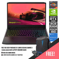 Lenovo Ideapad Gaming 3 15ACH6 82K201DVPH Laptop (Shadow Black) | 15.6” FHD | Ryzen 7 5800H | 8GB RAM DDR4 | 512GB SSD | RTX 3060 | Windows 11 Home | M100 RGB Gaming Mouse | Lenovo Ideapad Gaming 15.6” Backpack
