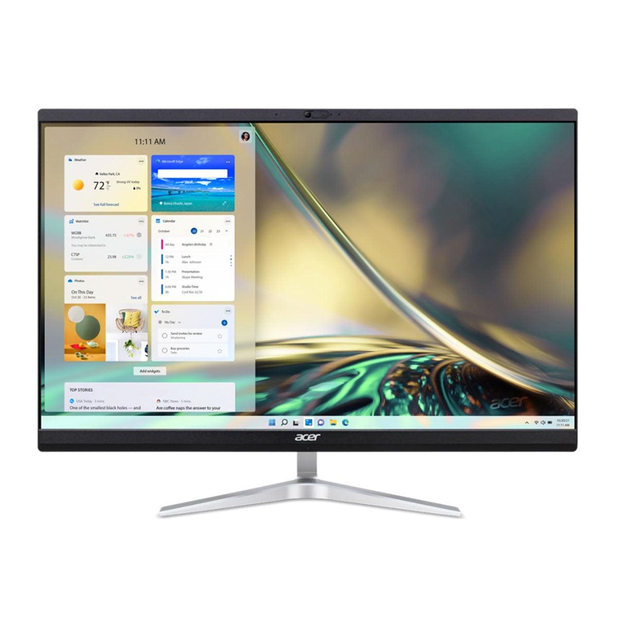 Acer Aspire C27 - 1751 12TH Gen AIO Desktop | 27” FHD | Core i7 - 1260P | 16GB RAM | 1TB SSD | Nvidia Geforce MX550 2GB | Windows 11 Home | MS Office Home & Student 2021 - Nectostry
