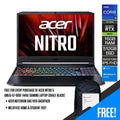 ACER NITRO 5 AN515 - 57 - 90SF 144HZ GAMING LAPTOP (SHALE BLACK) | 15.6" FHD | i9 - 11900H | 16GB DDR4 | 512GB SSD | RTX TM 3060 | WIN11 + ACER NOTEBOOK BAG VX15 BACKPACK - Nectostry