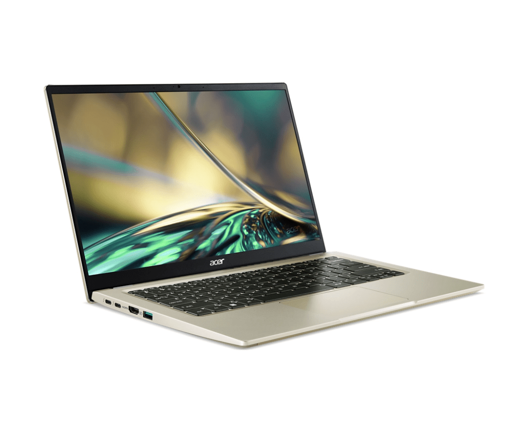 Acer Swift 3 SF314 - 512 - 797R Laptop (Haze Gold) | 14" QHD (2560x1440) | Intel Core i7 1260P | 16GB DDR4 | 1TB SSD | Intel Iris Xe Graphics | Windows 11 Home | MS Office H&S 2021 | Acer Entry Run Rate Backpack - Nectostry