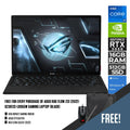 ASUS ROG Flow Z13 (2022) GZ301ZC - LD055W Gaming Laptop (Black) | 13.4" FHD| i7 - 12700H | 16GB LPDDR5 | 512 SSD | RTX™ 3050 | Windows 11 Home + ROG Flow Sleeve (2022) + ROG Impact Gaming Mouse + ASUS Stylus Pen - Nectostry