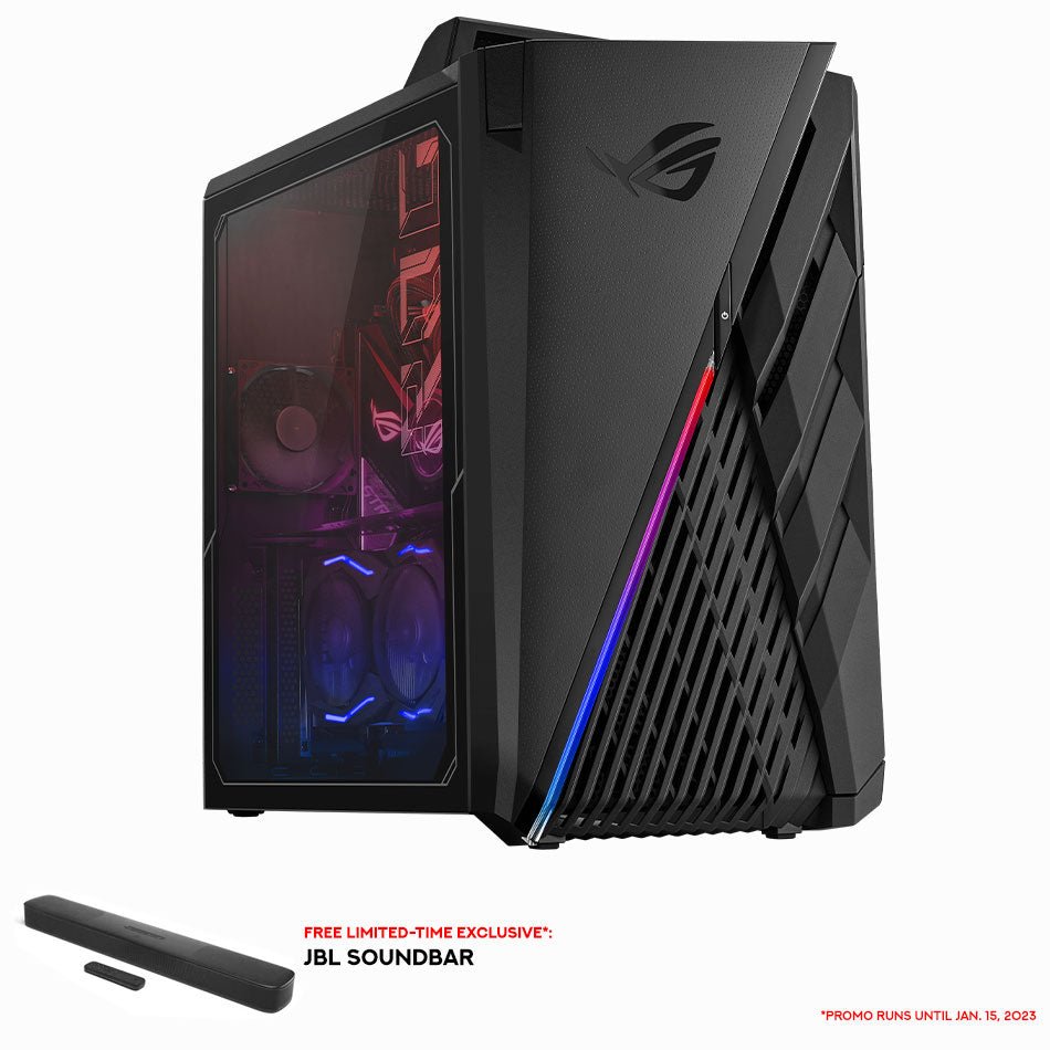 Asus ROG G35CA - 71370F001WS Gaming Desktop (Star Black) | Intel Core i7 - 13700F | 32GB RAM | 1TB SSD | RTX3080 | Windows 11 Home | MS Office Home & Student 2021 - Nectostry