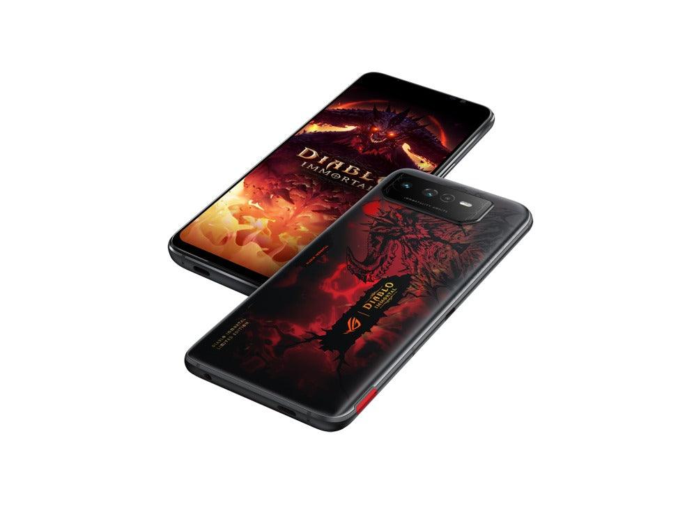 ASUS ROG Phone 6 Diablo Immortal Edition 16GB + 512GB Android 12 6.78 - Inch Hellfire Red IPX4 Mobile Gaming (Phantom Black) (AI2201 - C - 6B091WW) - Nectostry