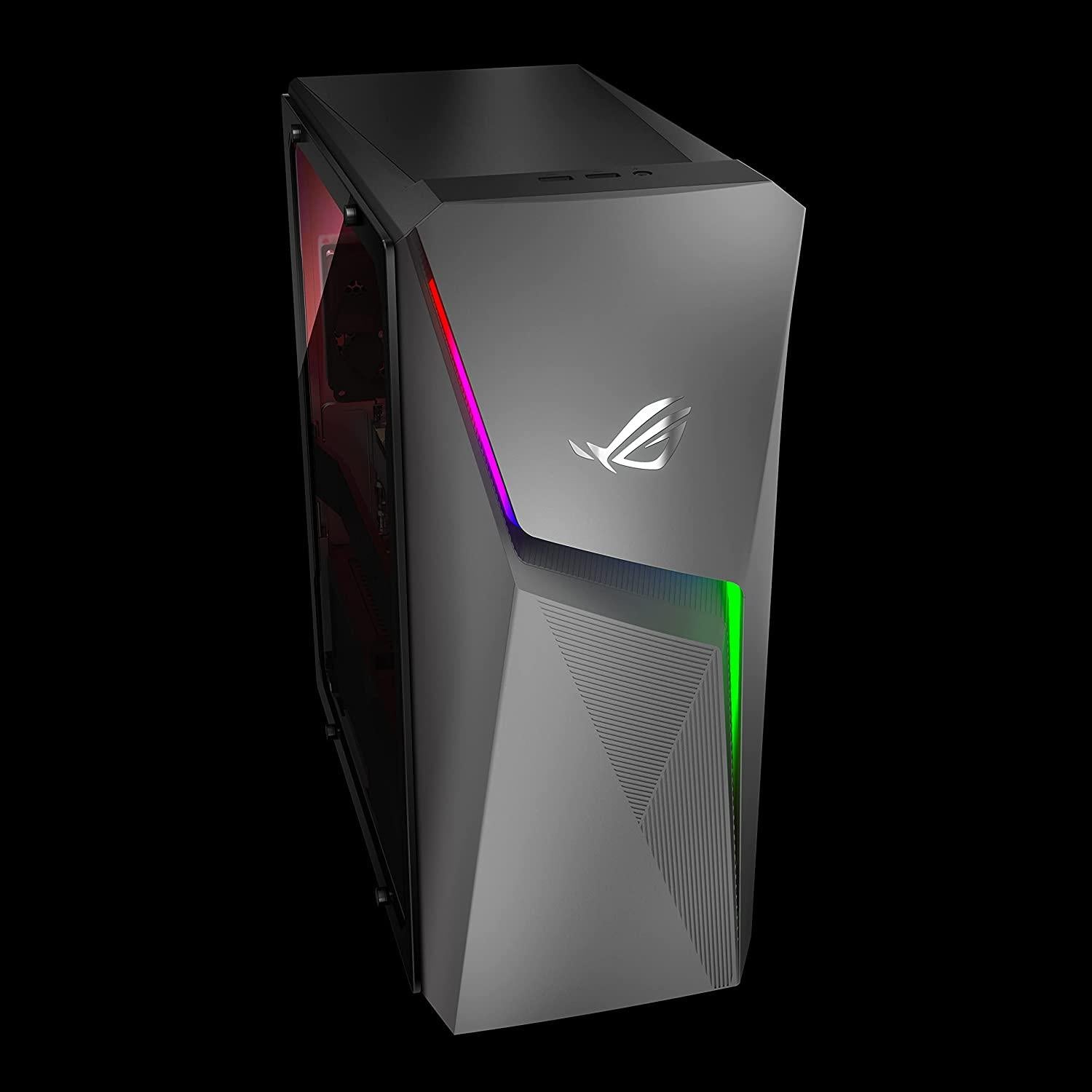 ASUS ROG STRIX G10DK - 75700G001WS AMD R7 - 5700G 16GB RAM 1TB HDD + 256GB SSD NV RTX3070 27L TOWER GAMING DESKTOP (GRAY) + MS OFFICE HOME & STUDENT 2021 - Nectostry