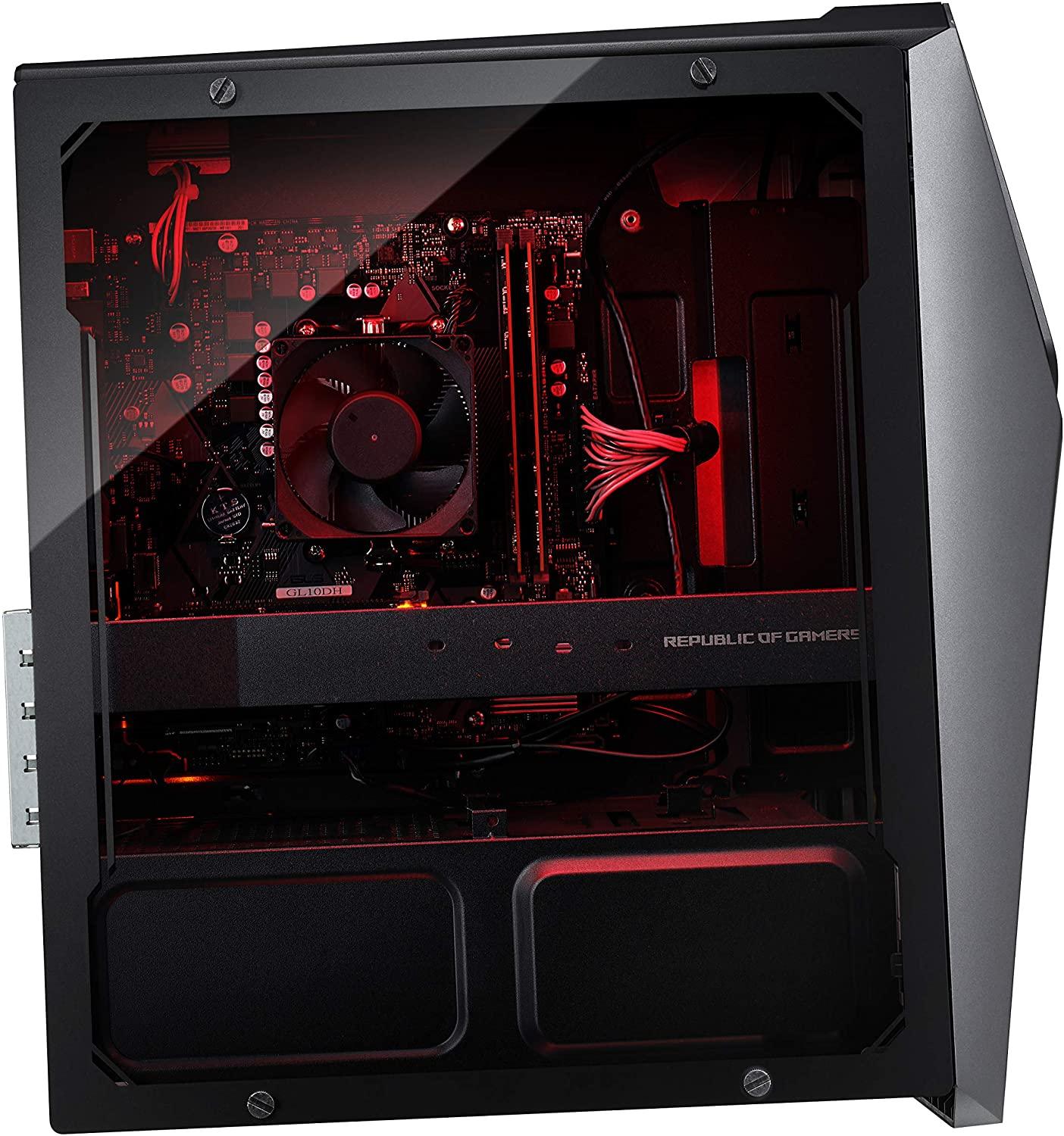 ASUS ROG STRIX G10DK - 75700G006WS AMD R7 - 5700G 16GB RAM 1TB HDD + 256GB SSD NV GTX1660TI 27L TOWER GAMING DESKTOP (GRAY) + MS OFFICE HOME & STUDENT 2021 - Nectostry