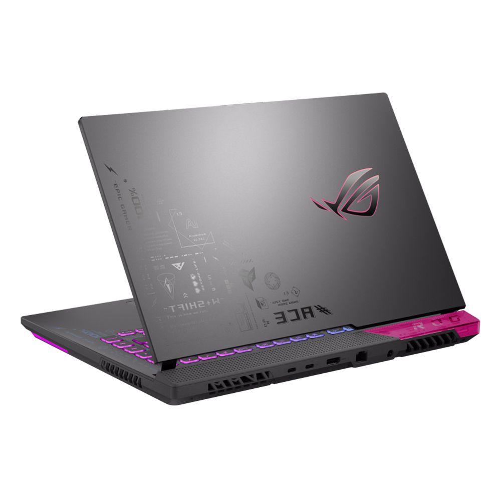 Asus ROG Strix G15 (2022) G513RW - HF180W Laptop (Electro Punk) | 15.6" FHD | Ryzen 9 6900HX | 16GB RAM | 1TB M.2 SSD | RTX 3070 Ti | Windows 11 Home | Pink Backpack | Strix Impact II Electro Punk Mouse | Type - C PD Adapter - Nectostry