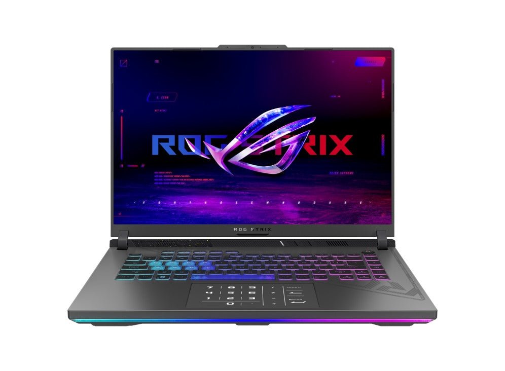 Asus ROG Strix G16 G614JU - N3219W Gaming Laptop (Eclipse Gray) | 16" FHD+ (1920 x 1200, WUXGA) | i7 - 13650HX | 16GB RAM | 1TB SSD | RTX™ 4050 | Windows 11 Home | ROG Backpack | ROG Impact Gaming Mouse - Nectostry