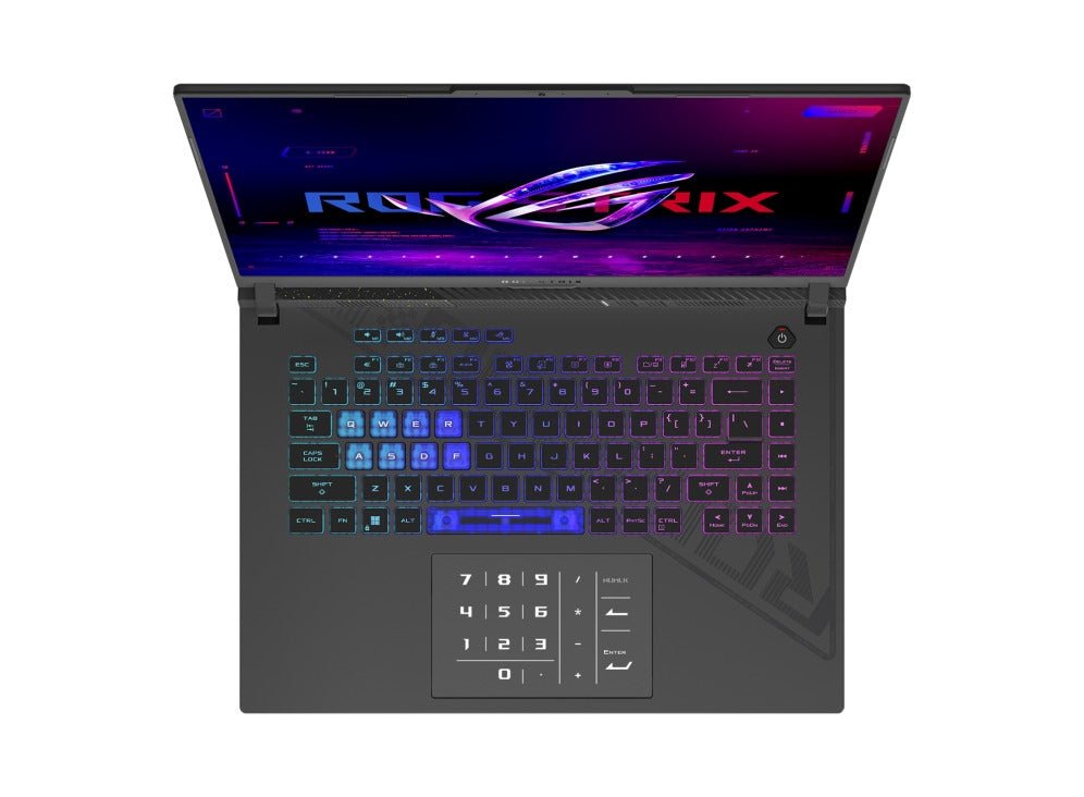Asus ROG Strix G16 G614JV - N4225W Gaming Laptop (Eclipse Gray) | 16" WQXGA 240Hz (2560x1600) | i7 - 13650HX | 16GB RAM | 1TB SSD | RTX™ 4060 | Windows 11 Home | ROG Backpack | ROG Impact Gaming Mouse - Nectostry