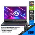 ASUS ROG Strix G17 (2022) G713RM - KH196W FHD Laptop (Eclipse Gray) | 17.3" FHD | Ryzen™ 7 6800H | 16GB DDR5 | 1 TB SSD | RTX™ 3060 | Windows 11 Home | | ROG Impact Gaming Mouse | Type - C PD Adapter - Nectostry
