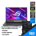 ASUS ROG Strix G17 (2022) G713RW - LL137W Gaming Laptop (Eclipse Gray) | 17” WQHD | AMD Ryzen™ 9 6900HX | 16GB DDR5 | 1TB SSD | RTX™ 3070 Ti | Windows 11 Home | ROG Backpack | ROG Impact Gaming Mouse | Type - C AC Adapter - Nectostry