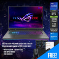 Asus ROG Strix G18 G814JI - N6144WS Gaming Laptop (Eclipse Grey) | 18" QHD+ 240Hz WQXGA (2560x1600) | i9 - 13980HX | 16GB RAM | 1TB SSD | RTX™ 4070 | Windows 11 Home | ROG Impact Mouse | ROG Backpack | Microsoft Office - Nectostry