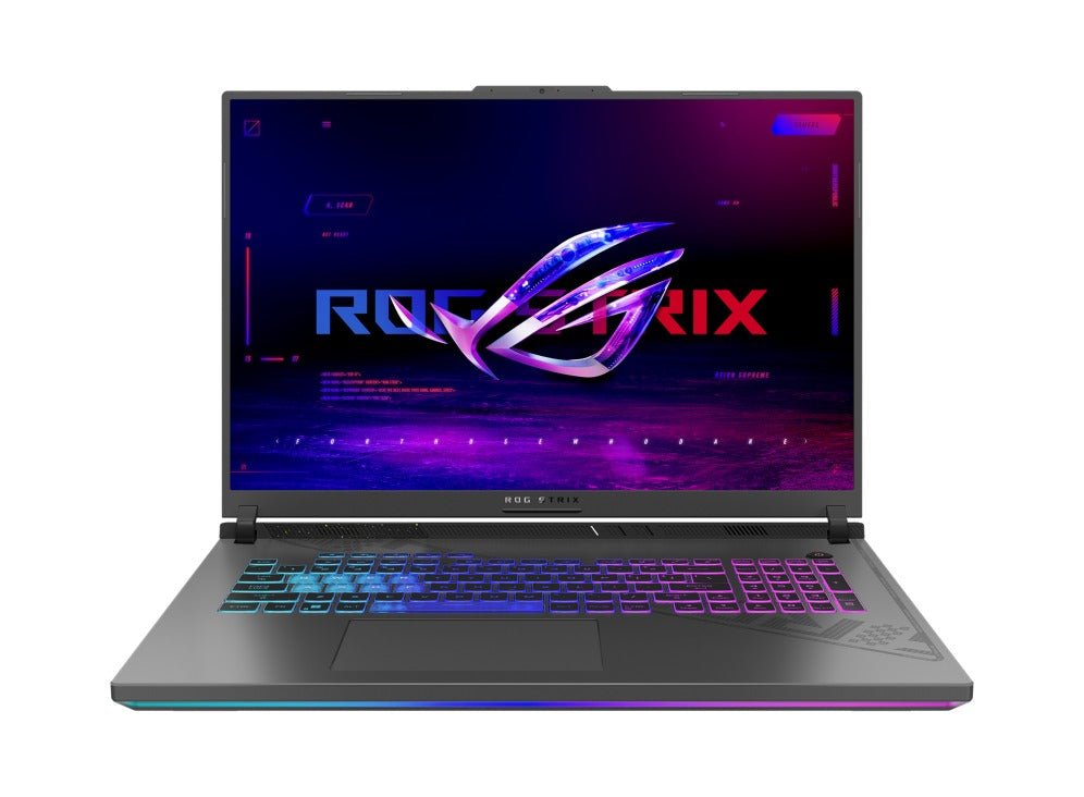 Asus ROG Strix G18 G814JI - N6144WS Gaming Laptop (Eclipse Grey) | 18" QHD+ 240Hz WQXGA (2560x1600) | i9 - 13980HX | 16GB RAM | 1TB SSD | RTX™ 4070 | Windows 11 Home | ROG Impact Mouse | ROG Backpack | Microsoft Office - Nectostry
