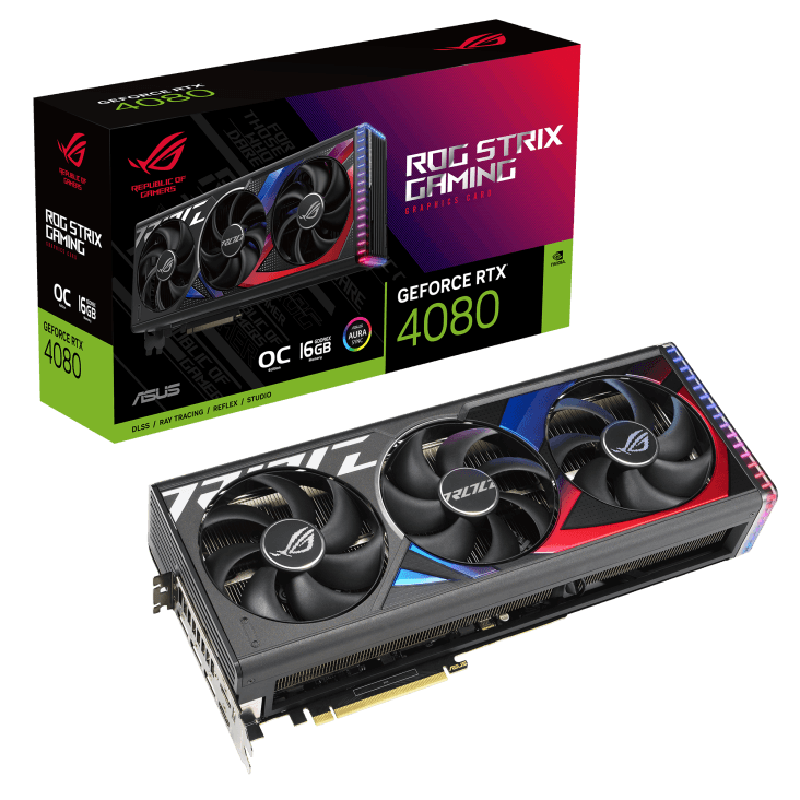 ASUS ROG Strix GeForce RTX 4080 O16G Gaming Graphics Card - Nectostry