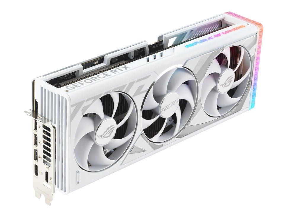 Asus ROG Strix GeForce RTX 4080 OC 16GB GDDR6X Gaming Graphics Card (White) - Nectostry