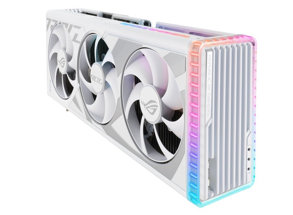 Asus ROG Strix GeForce RTX 4080 OC 16GB GDDR6X Gaming Graphics Card (White) - Nectostry