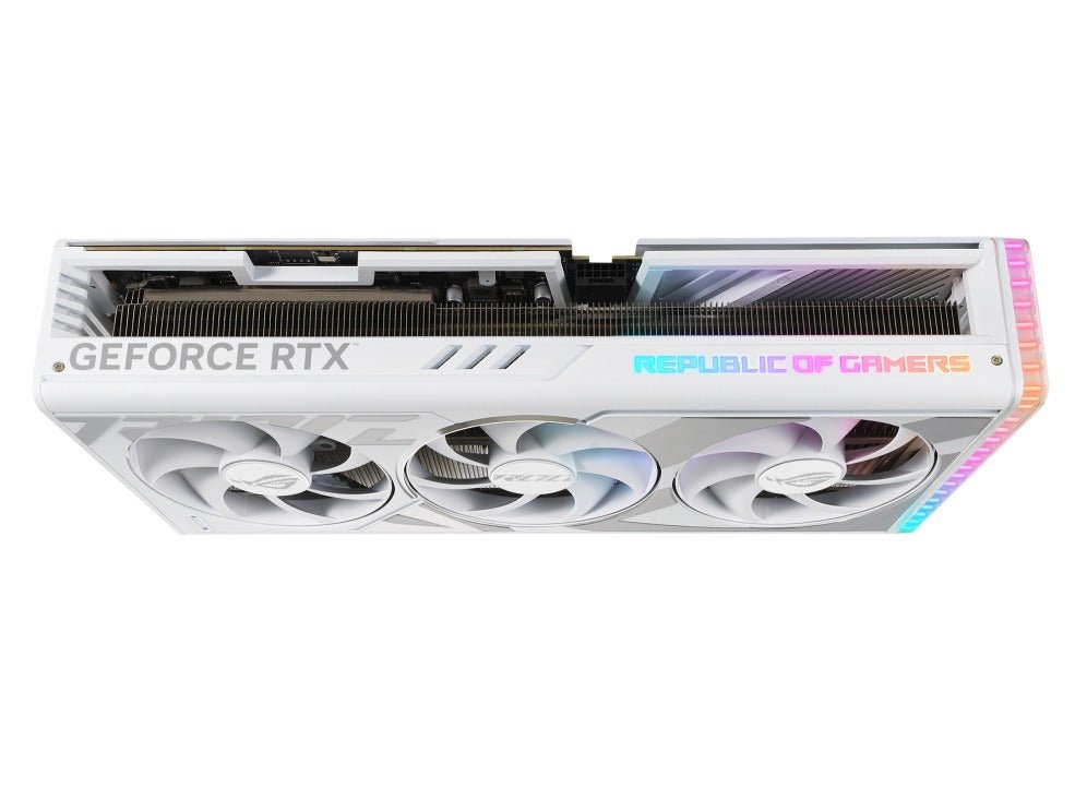 Asus ROG Strix GeForce RTX 4080 OC 16GB GDDR6X Gaming Graphics Card (White) - Nectostry