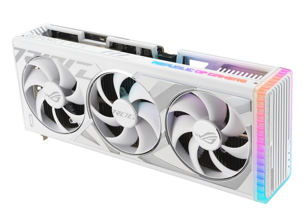 Asus ROG Strix GeForce RTX 4080 OC 16GB GDDR6X Gaming Graphics Card (White) - Nectostry