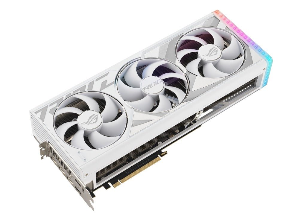 Asus ROG Strix GeForce RTX 4090 24GB OC Edition Gaming Graphics Card (White) - Nectostry