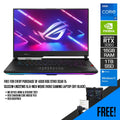 ASUS ROG STRIX SCAR 15 G533ZM - LN022WS 15.6 - INCH WQHD 240HZ GAMING LAPTOP (OFF BLACK) + MS OFFICE H&S 2021 + ROG CHAKRAM CORE MOUSE P511 + ROG BACKPACK - Nectostry