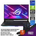 ASUS ROG STRIX SCAR 15 G533ZW - LN108WS GAMING LAPTOP | 15.6” | i9 - 12900H | 32GB DDR5 | 2TB SSD | RTX 3070 | WIN11 + MS OFFICE H&S 2021 + CHAKRAM CORE P511 MOUSE + BACKPACK+KEYSTONE + 2 ARMOR CAPS - Nectostry