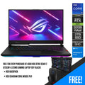 Asus ROG Strix Scar 17 G733ZW - LL123WS Gaming Laptop (Off Black) | 17.3" QHD (2560 x 1440) | Core i9 12900H | 32GB RAM | 2TB SSD | RTX 3070 Ti | Windows 11 Home | ROG Backpack | ROG Chakram Core Mouse P511 - Nectostry
