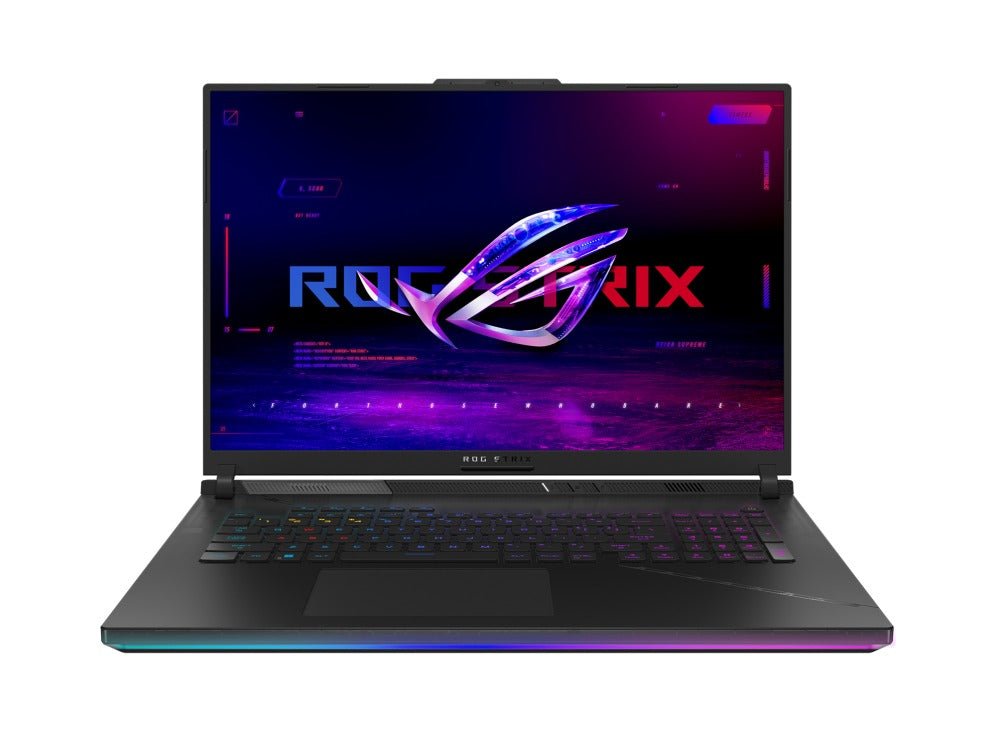 Asus ROG Strix Scar 18 G834JY - N6014WS Gaming Laptop (Black) | 18" QHD+ (2560x1600 WQXGA) | i9 13980HX | 32GB RAM | 2TB SSD | RTX 4090 | Windows 11 Home | ROG Gladius III Mouse | ROG Backpack - Nectostry
