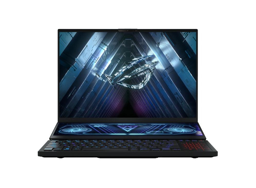 ASUS ROG Zephyrus Duo 16 (2022) GX650RW - LO113WS Gaming Laptop | 16" QHD+ | Ryzen 9 6900HX | 32GB RAM DDR5 | 1TB M.2 SSD | RTX 3070 Ti | Windows 11 Home | ROG Backpack | Delta Headset | Chakram Mouse | Type - C AC Adapter - Nectostry