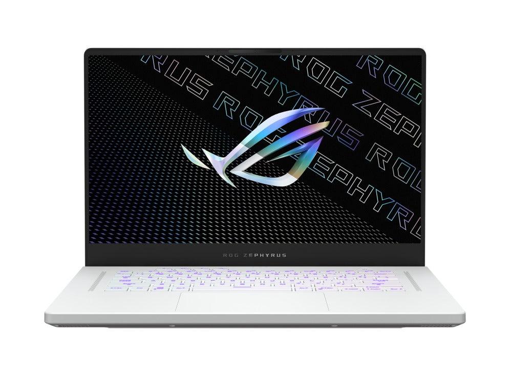 ASUS ROG Zephyrus G15 (2022) GA503RM - HQ115WS Laptop (Moonlight White) | 15.6" WQHD | Ryzen™ 7 6800HS | 16 GB DDR5 | 1 TB SSD | RTX™ 3060 | Windows 11 Home | MS Office H&S 2021 | Gaming Mouse | Backpack | Type - C PD Adapter - Nectostry