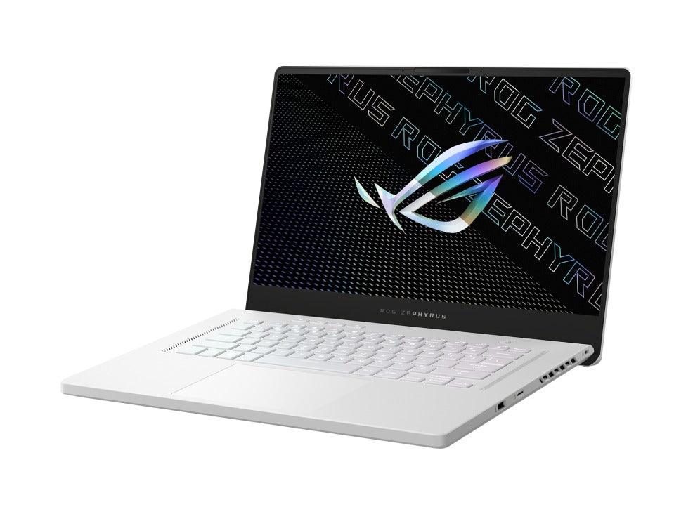 Asus ROG Zephyrus G15 (2022) GA503RW - HQ081WS Laptop (Moonlight White) | 15.6" WQHD | Ryzen™ 7 6800HS | 16GB DDR5 RAM | 1TB M.2 SSD | RTX 3070 Ti | Windows 11 Home | MS Office H&S 2021 | Gaming Mouse | Backpack | Type - C PD Adapter - Nectostry