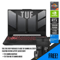 ASUS TUF Gaming A15 (2022) FA507RM - HF024W Laptop (Jaeger Gray) | 15.6" FHD | AMD Ryzen™ 7 6800H | 16GB DDR5 | 1TB SSD | RTX™ 3060 | Windows 11 Home | TUF Gaming Backpack | ASUS TUF P304 M5 V2 Gaming Mouse - Nectostry