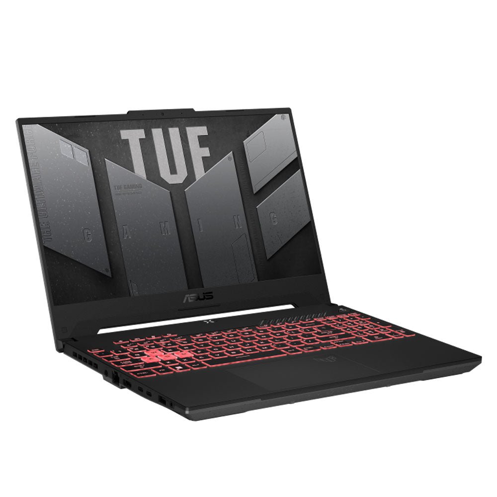 Asus TUF Gaming A15 FA507NU - LP066W Gaming Laptop (Mecha Gray) | 15.6” FHD | Ryzen 7 7735HS | 8GB DDR5 | 512GB SSD | RTX 4050 | Windows 11 Home | TUF Gaming Backpack - Nectostry