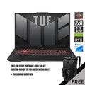 ASUS TUF Gaming A17 (2022) FA707RM - HX048W (Mecha Gray) | 17" | AMD Ryzen™ 7 6800H | 8GB DDR5 | 1TB SSD | RTX3060 | WIN11 + TUF Gaming Backpack - Nectostry