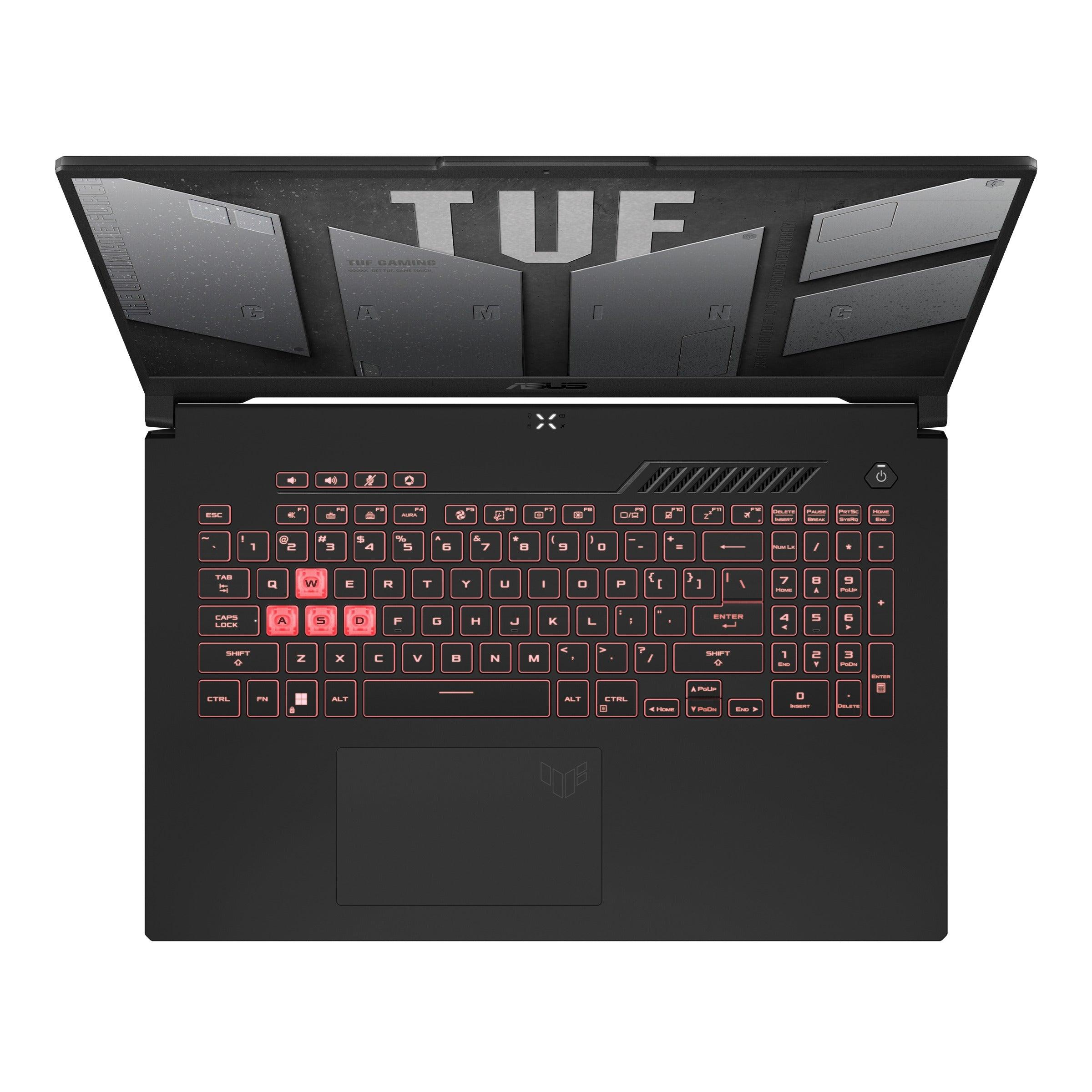 ASUS TUF Gaming A17 (2022) FA707RR - HX026W Laptop (Mecha Grey) | 17.3” FHD | AMD Ryzen™ 7 6800H | 16GB DDR5 | 1TB SSD | RTX™ 3070 | Windows 11 Home | TUF GAMING Backpack | ASUS TUF P304 M5 V2 Gaming Mouse - Nectostry