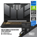 ASUS TUF GAMING F15 FX507ZM - HF076W LAPTOP (JAEGER GRAY) | 15.6" FHD IPS | i7 - 12700H | 16GB DDR4 | 1TB SSD | RTX 3060 | WIN11 + TUF P304 M5 V2 GAMING MOUSE W/ FREE TUF GAMING BACKPACK - Nectostry