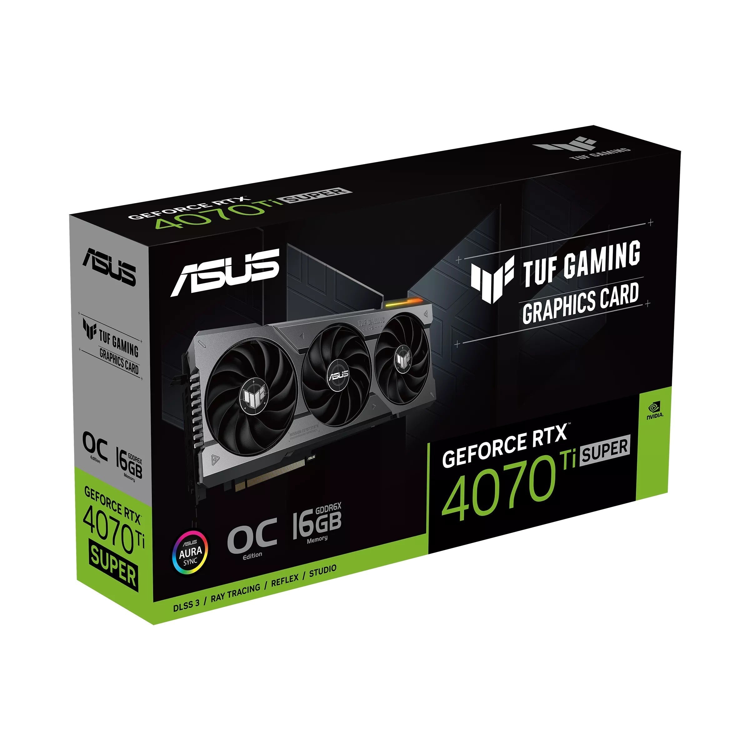 Asus TUF Gaming GeForce RTX 4070 TI Super OC 16GB GDDR6X Graphics Card (Black) - Nectostry