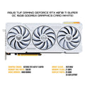 Asus TUF Gaming GeForce RTX 4070 TI Super OC 16GB GDDR6X Graphics Card (White) - Nectostry