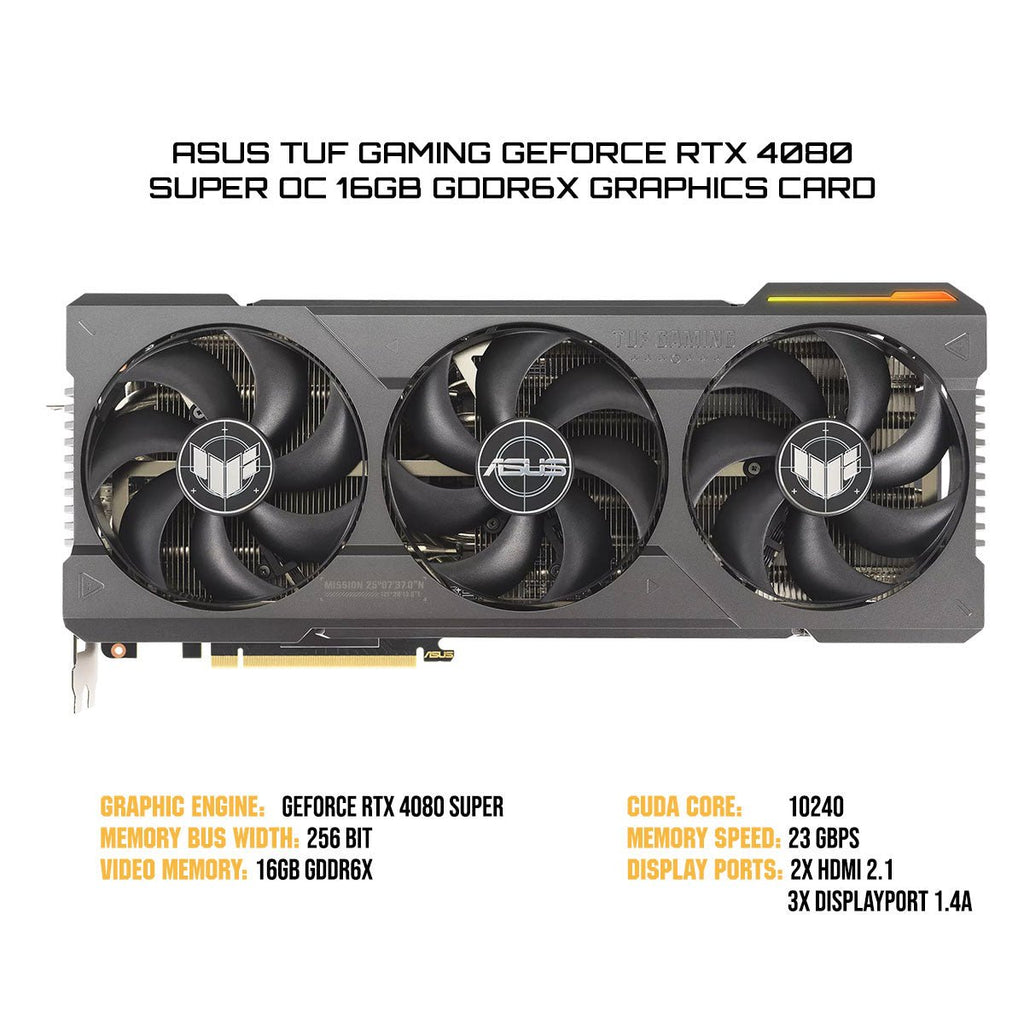 Asus TUF Gaming GeForce RTX 4080 Super OC 16GB GDDR6X Graphics Card - Nectostry