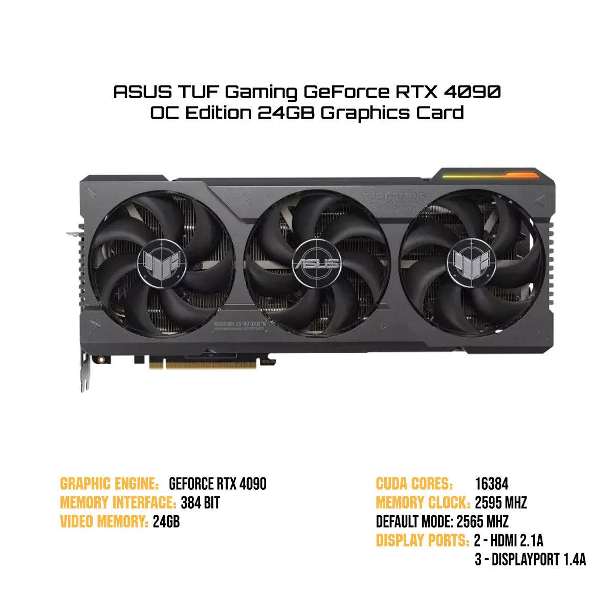 Asus TUF Gaming GeForce RTX 4090 OC Edition 24GB Graphics Card - Nectostry