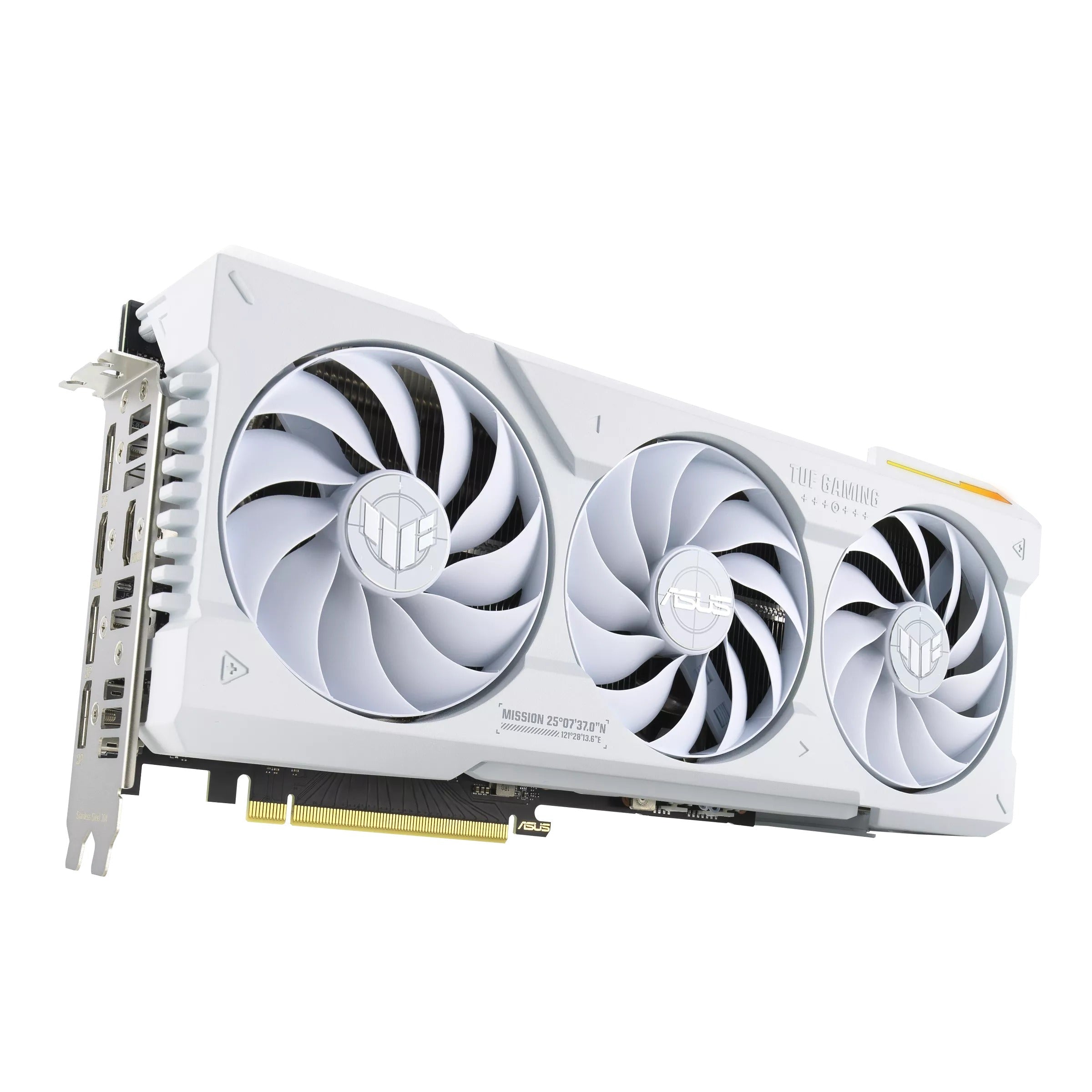 Asus TUF Geforce RTX 4070 Ti OC 12GB GDDR6X Gaming Graphics Card (White) - Nectostry