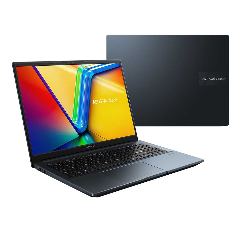 Asus Vivobook Pro 15 M6500XU - LP047WS Laptop (Quiet Blue) | 15.6" FHD (1920x1080) | Ryzen 7 7840HS | 16GB RAM | 512GB SSD | RTX 4050 | Windows 11 Home | MS Office Home & Student 2021 | Asus AP4600 Backpack - Nectostry