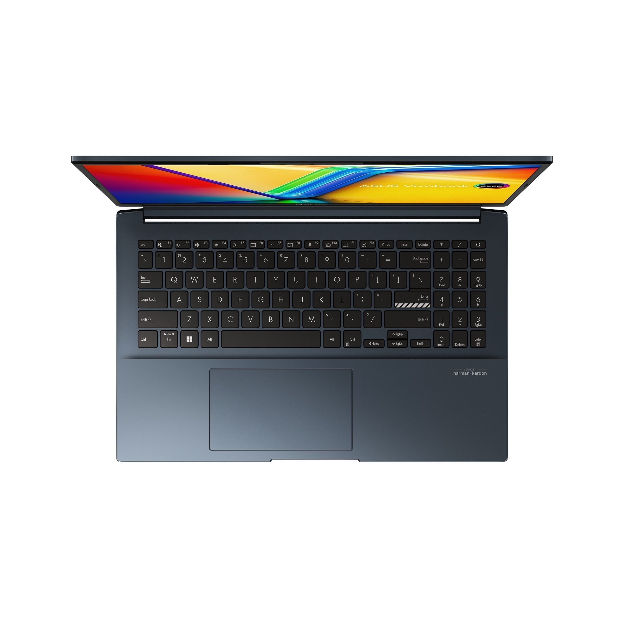 Asus Vivobook Pro 15 M6500XU - LP047WS Laptop (Quiet Blue) | 15.6" FHD (1920x1080) | Ryzen 7 7840HS | 16GB RAM | 512GB SSD | RTX 4050 | Windows 11 Home | MS Office Home & Student 2021 | Asus AP4600 Backpack - Nectostry