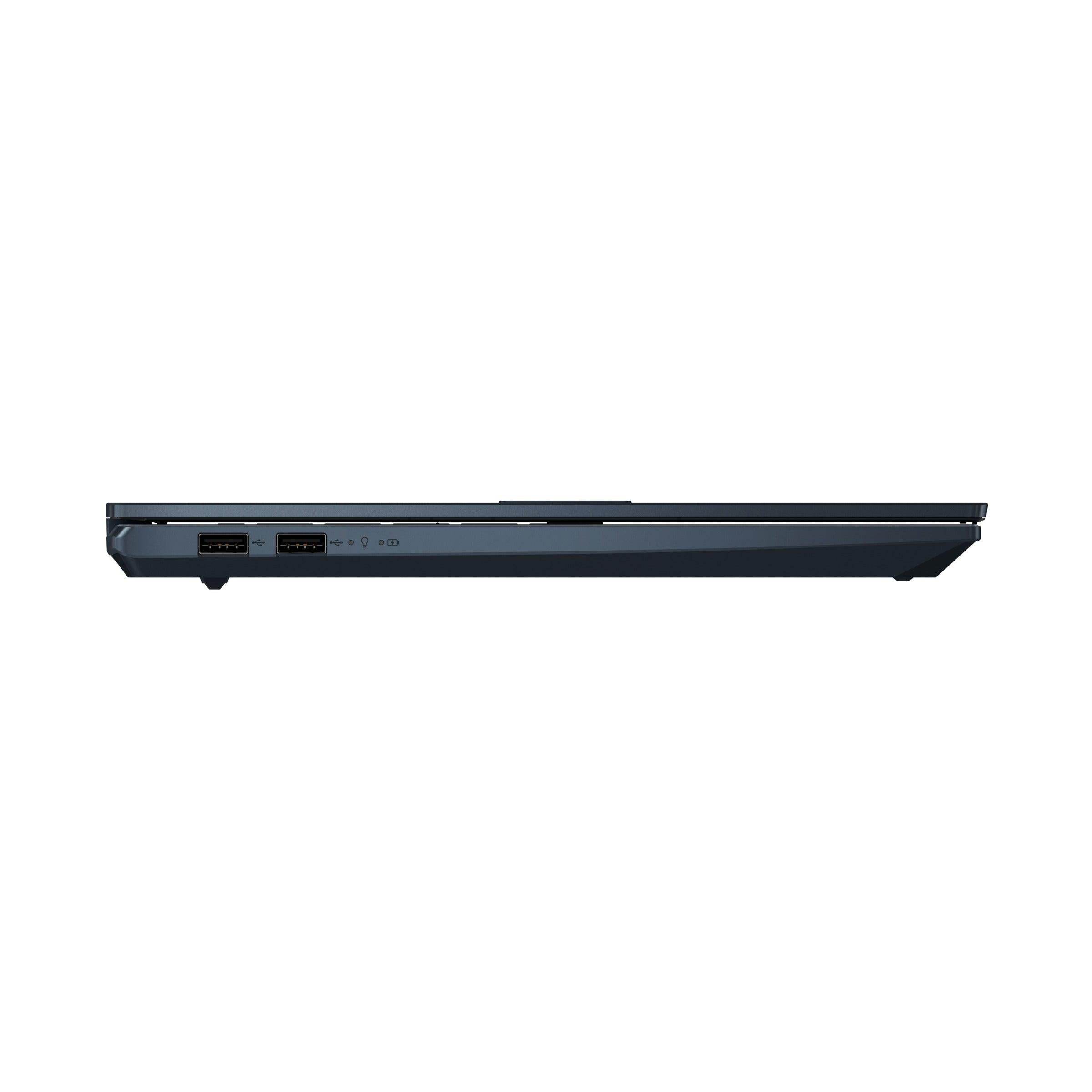 Asus Vivobook Pro 15 Oled K6500ZE - MA111WS Laptop (Quiet Blue) | 15.6” 2.8K | i7 - 12650H | 16 GB RAM | 512 GB SSD | NVIDIA® GeForce® RTX™ 3050 Ti | Windows 11 Home | MS Office Home & Student 2021 | Asus BP1504 Casual Backpack - Nectostry