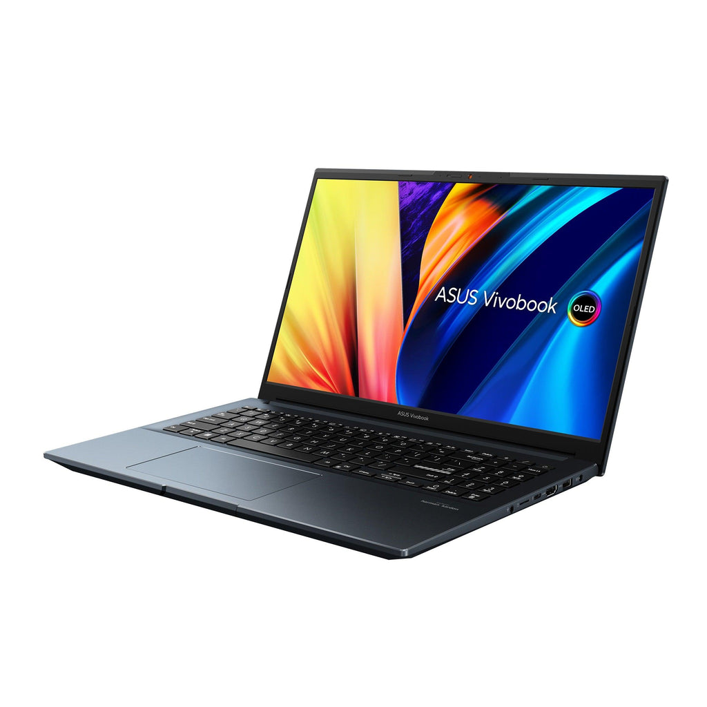 Asus Vivobook Pro 15 Oled K6500ZE - MA111WS Laptop (Quiet Blue) | 15.6” 2.8K | i7 - 12650H | 16 GB RAM | 512 GB SSD | NVIDIA® GeForce® RTX™ 3050 Ti | Windows 11 Home | MS Office Home & Student 2021 | Asus BP1504 Casual Backpack - Nectostry