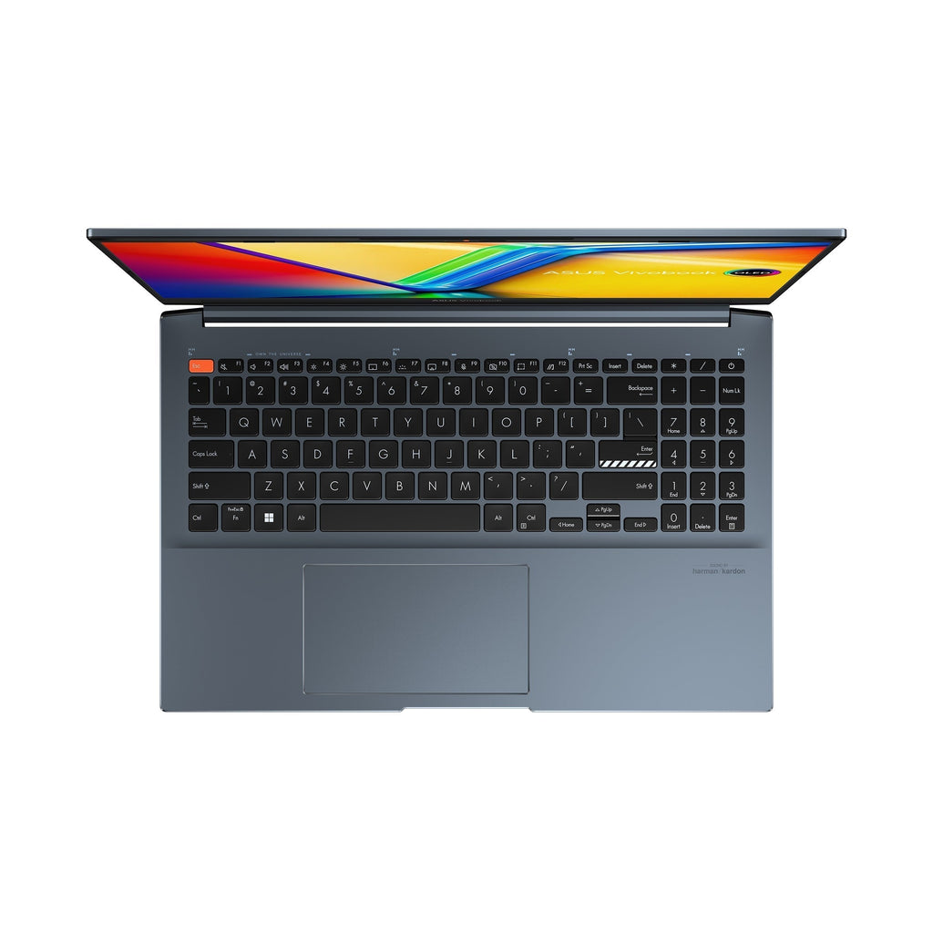 Asus Vivobook Pro 15 OLED K6502VU - MA113WS Laptop (Quiet Blue) | 15.6" 2.8K (2880 x 1800) OLED | i9 - 13900H | 16GB RAM | RTX 4050 | 1TB SSD | Windows 11 Home | MS Office H&S 2021 | Asus BP1504 Casual Backpack - Nectostry