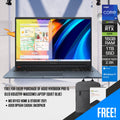 Asus Vivobook Pro 15 OLED K6502VV - MA033WS Laptop (Quiet Blue) | 15.6" 2.8K (2880 x 1620) OLED | i9 - 13900H | 16 GB RAM | 1 TB SSD | RTX 4060 | Windows 11 Home | MS Office Home & Student 2021 | ASUS BP1504 Casual Backpack - Nectostry